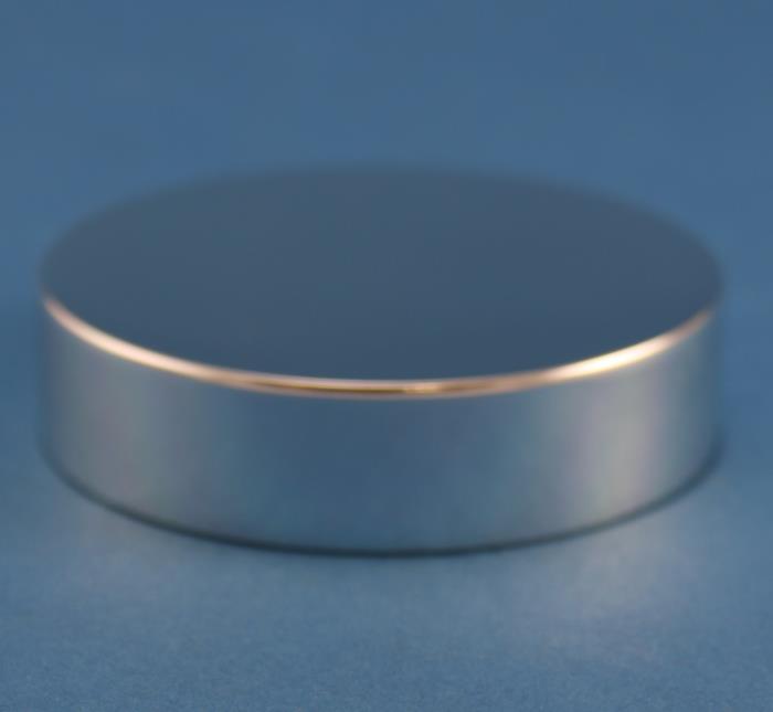 58mm 400 Shiny Silver Aluminium Overshelled Cap with EPE Liner